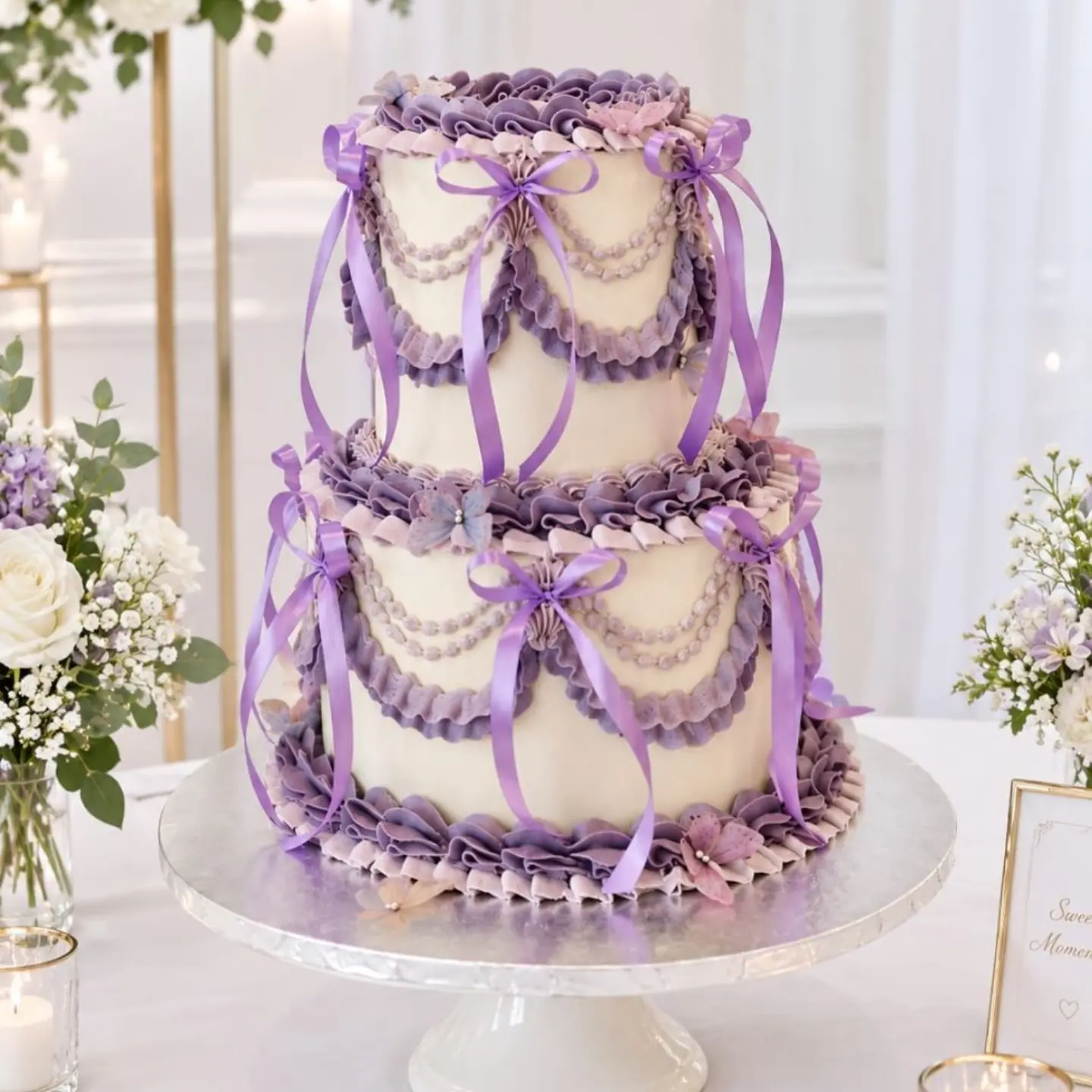Lilac Lambeth tiers